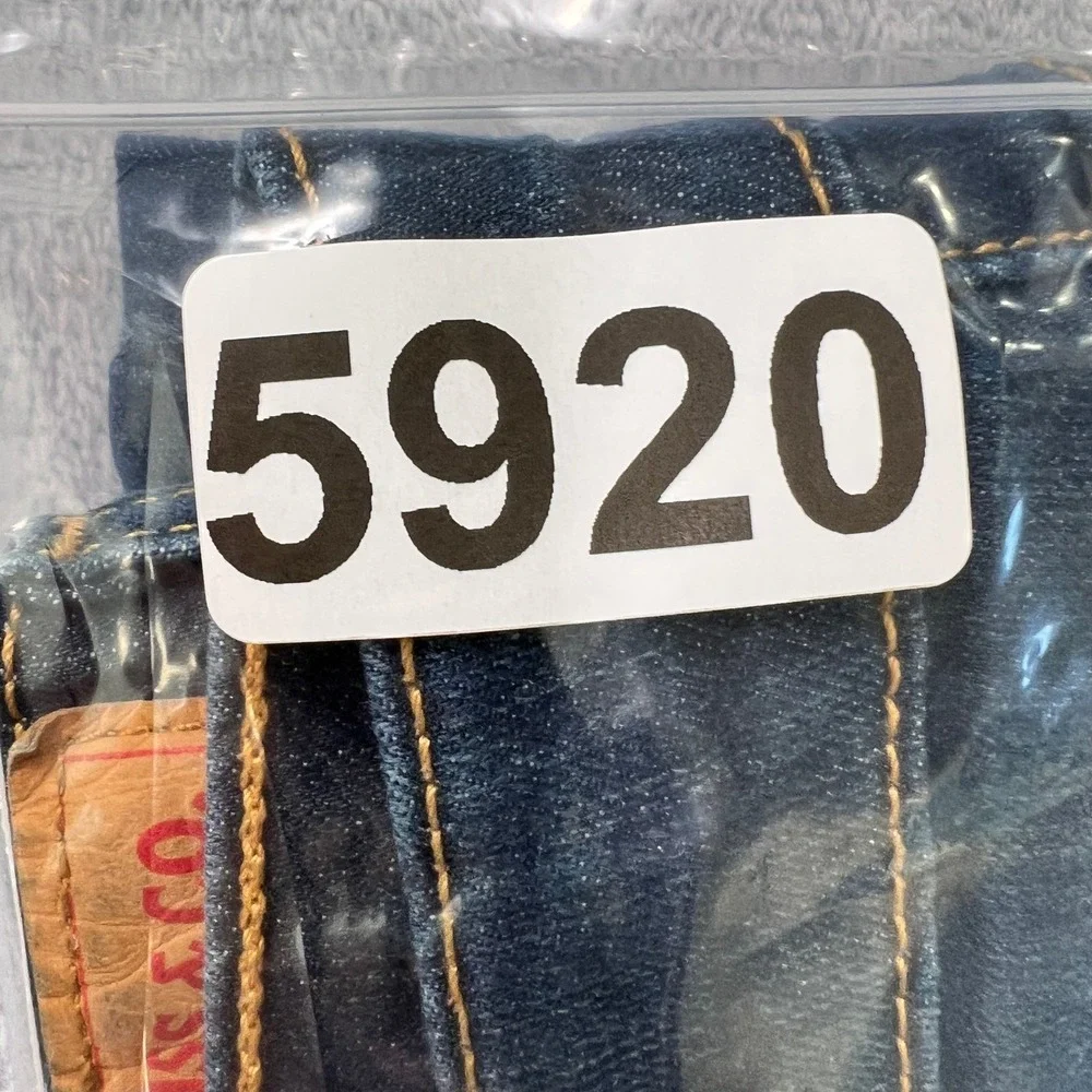 Levi's 514‎ Men's Straight Fit Jeans Blue Wash Stretch Denim W40 X L32 Fit 30